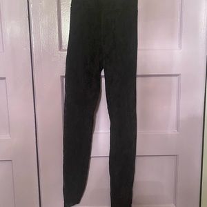 Lululemon Lab sheer and flocked velvet mesh leggings